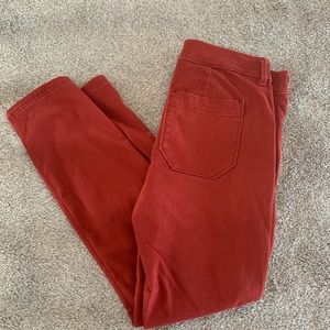 Old Navy Red Pixie Ankle Pant Size 2